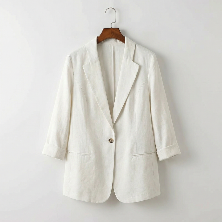 Alena | Linen Blazer – Elegante, Lässige Passform für Damen