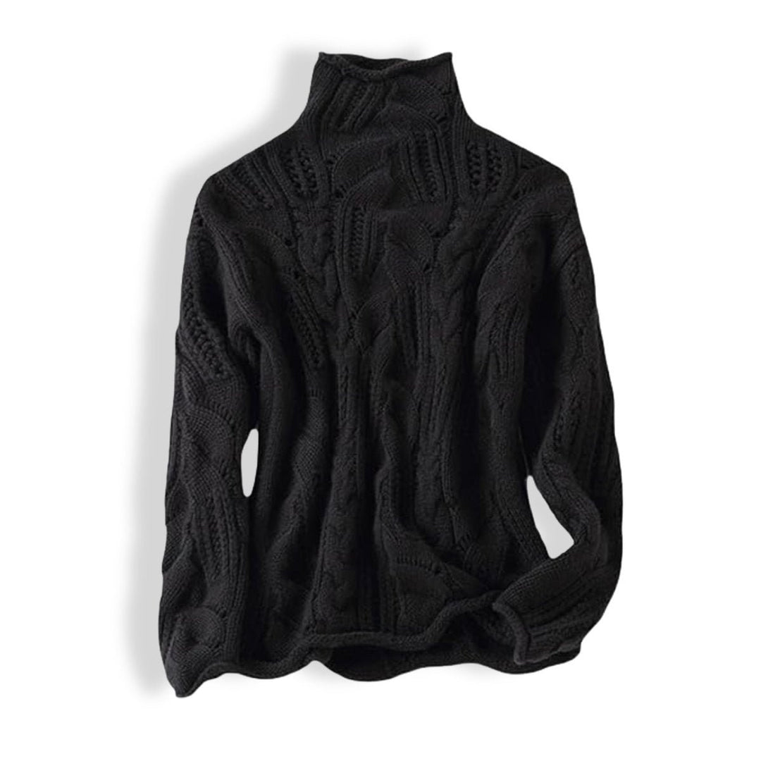 Marie | Knit Sweater – Lockere Passform mit Rollkragen