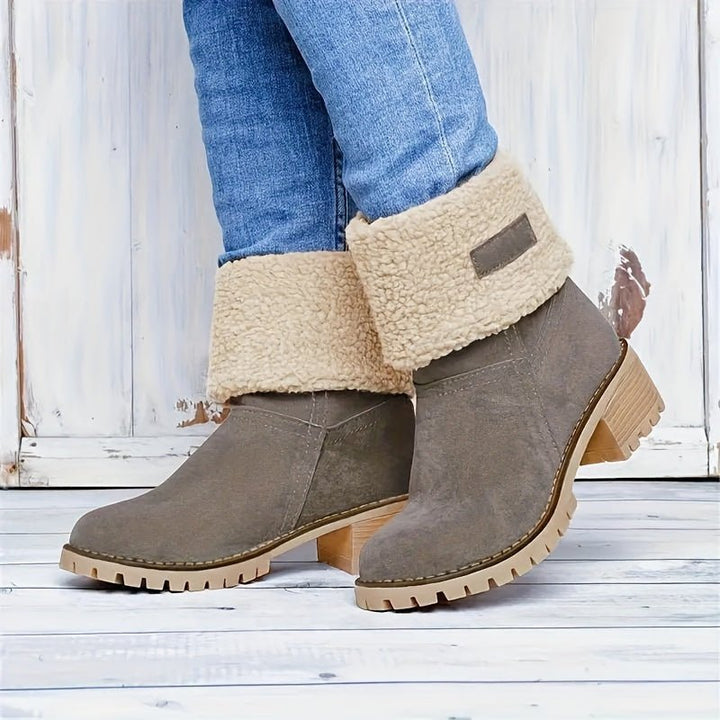 Emma | Kuschelige Mid-Calf-Stiefel mit Fleecefutter