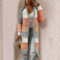 Amélie | Gestreifte Strickjacke für Übergangszeiten