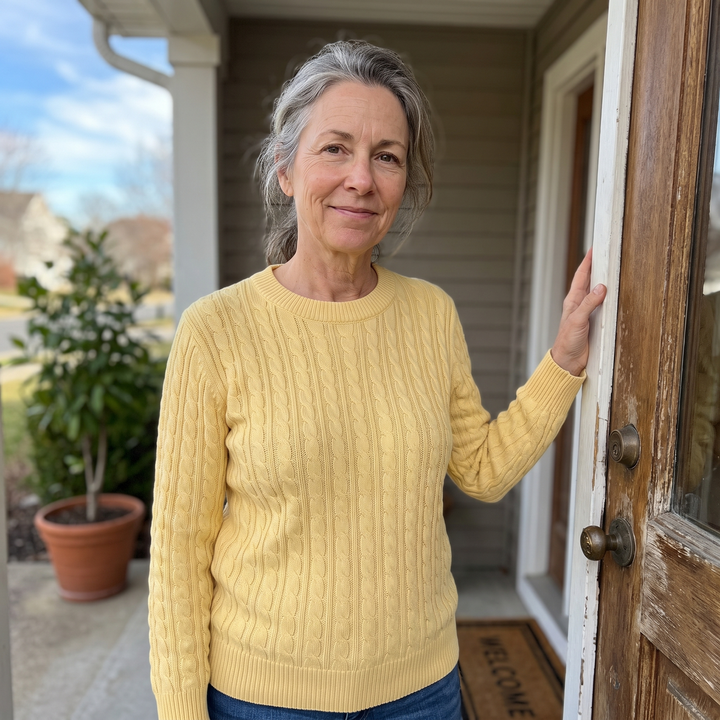 Marielle | Kabelstrickpullover – Zeitloses Design für Frauen