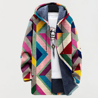 Seraphina | Farbenfroher Geometrischer Kunst-Hoodie Für Damen