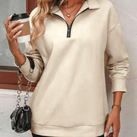 Heidi | Elegantes Und Bequemes Reißverschluss-Sweatshirt