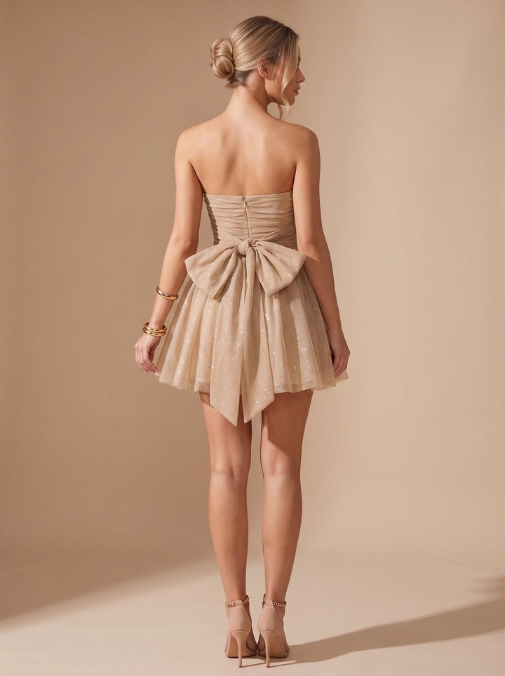 Mia | Mini Dress – Glitter Bustier für Frauen