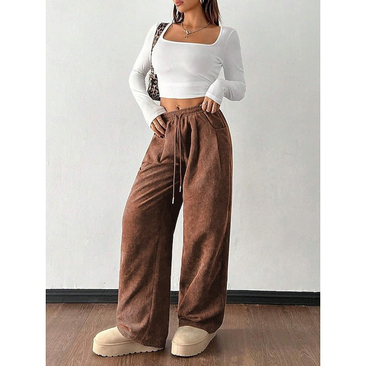 Georgina | Wide-Leg Pants – Relaxed Style for Everyday Wear