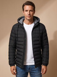 Maxim | Lightweight puffer jacket with a hood and warming thermal insulation