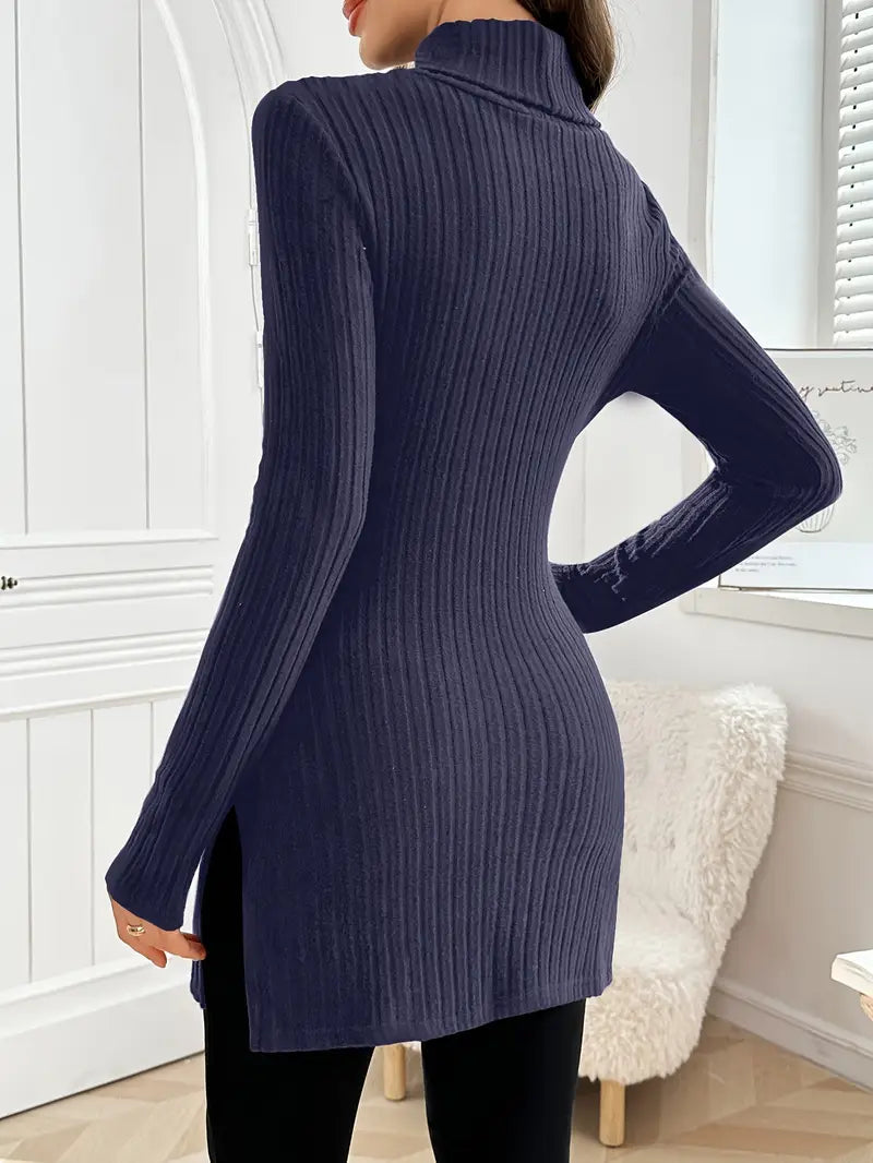Sarah | Langärmeliger Pullover – Eleganter Slim Fit für Frauen