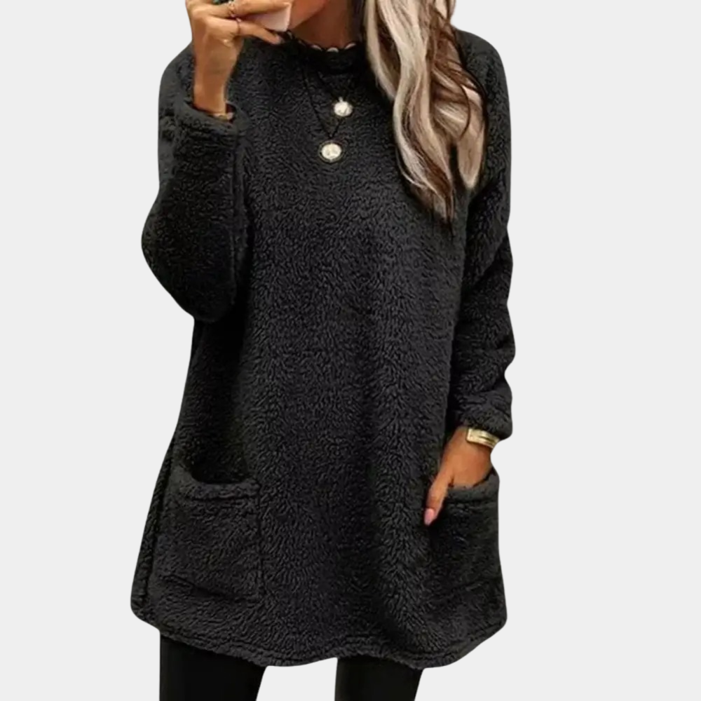 Greta | Cozy and Casual Tunic Sweatshirt
