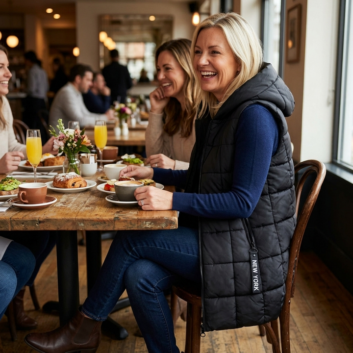 Covara | Langer Hüttenschlafsack – Stilvoller, Mid-Thigh