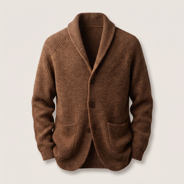 Ribbed | Ribbed Knit Blazer – Elegantes design für Männer
