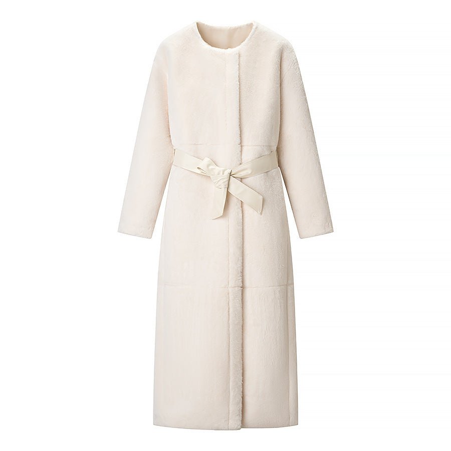 Drune | Teddy-Mantel – Oversize Longline für Damen