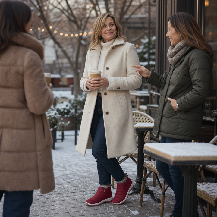 Frostella | Fur-Lined Ankle Boots – Wasserdicht und Bequem
