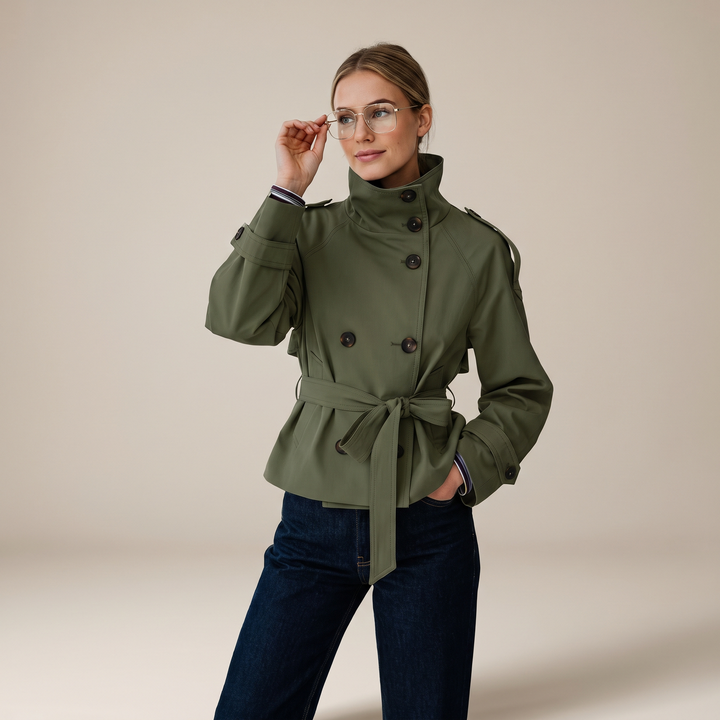 Evelyn | Trench Coat – Elegante und Vielseitige Damenmode