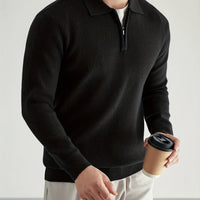 Alexander | Raffinierter Viertel-Reißverschluss-Polopullover Für Den Alltag