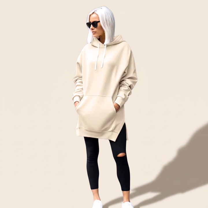 Avelmere | Hoodie Kleid – Kuschelige Fleece-Qualität für Damen