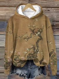 Rosalind | Farbenfroher Damen-Kapuzenpullover Mit Jacquard-Muster