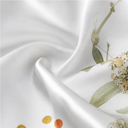 Lastonyou | Cowl Neck Satin Slip Dress – Elegant Floral Style