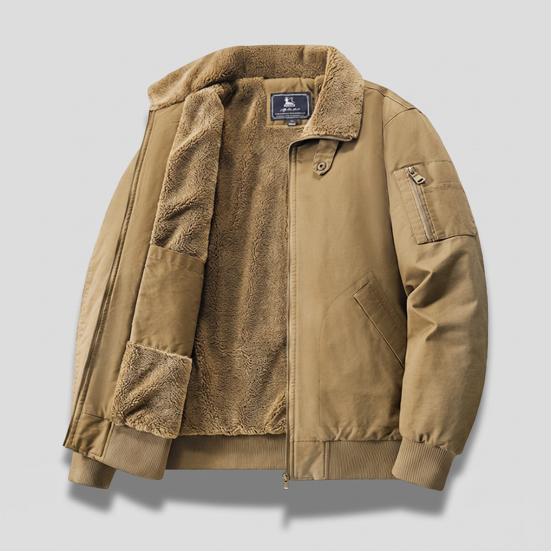 Graham | Fleece Bomber Jacket – Bequeme, Moderne Passform