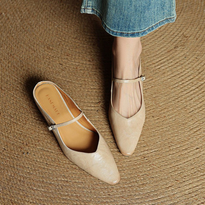 Camilla | Timeless and Elegant Leather Mules