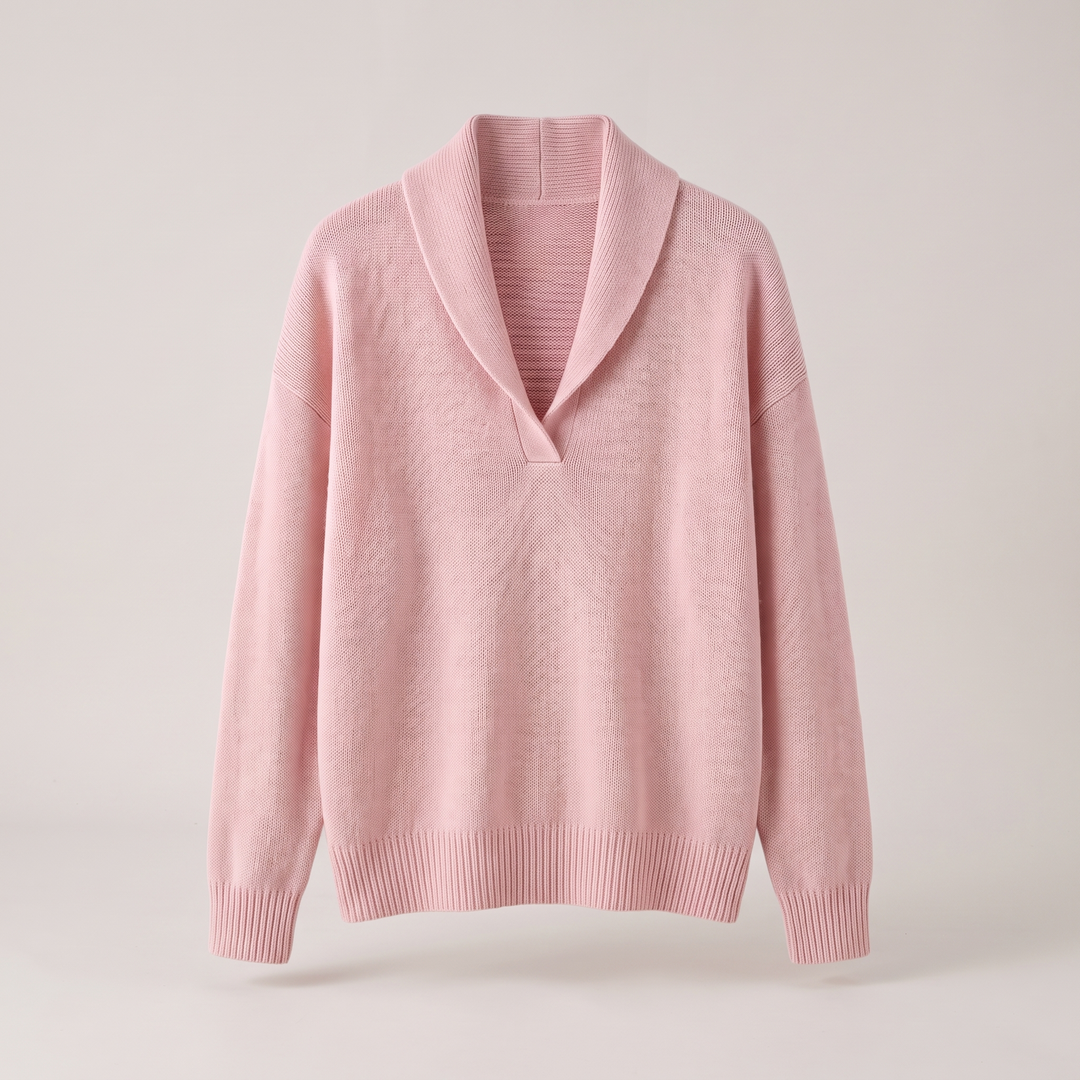 Vernor | V-Ausschnitt Strickpullover für Damen