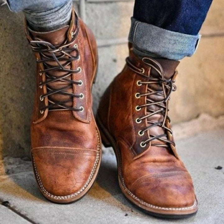 Tristan | Klassische Cap-Toe Herrenstiefel Mit Komfortabler Fußunterstützung