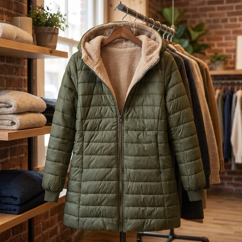 DAHLIA | Mid-Length Parka – Bequeme Übergangsjacke