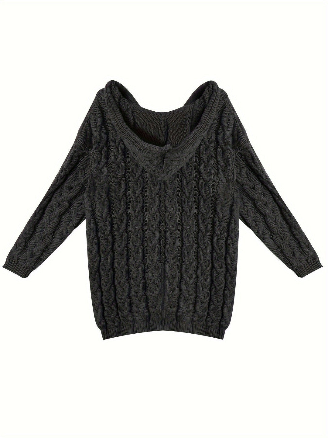 Florence | Cable-Knit Sweater – Relaxed V-Neck Style