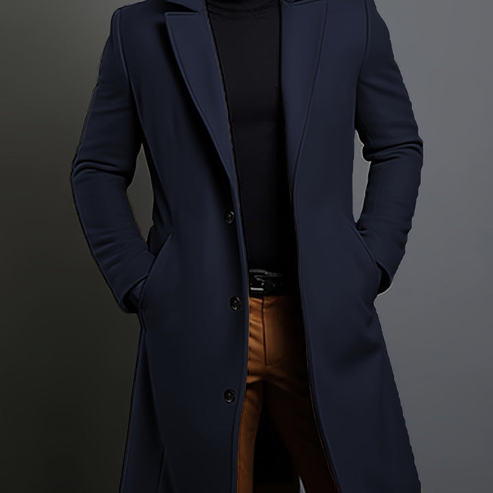 Warner | Tailored Longline Coat – Zeitlose Eleganz für Herren