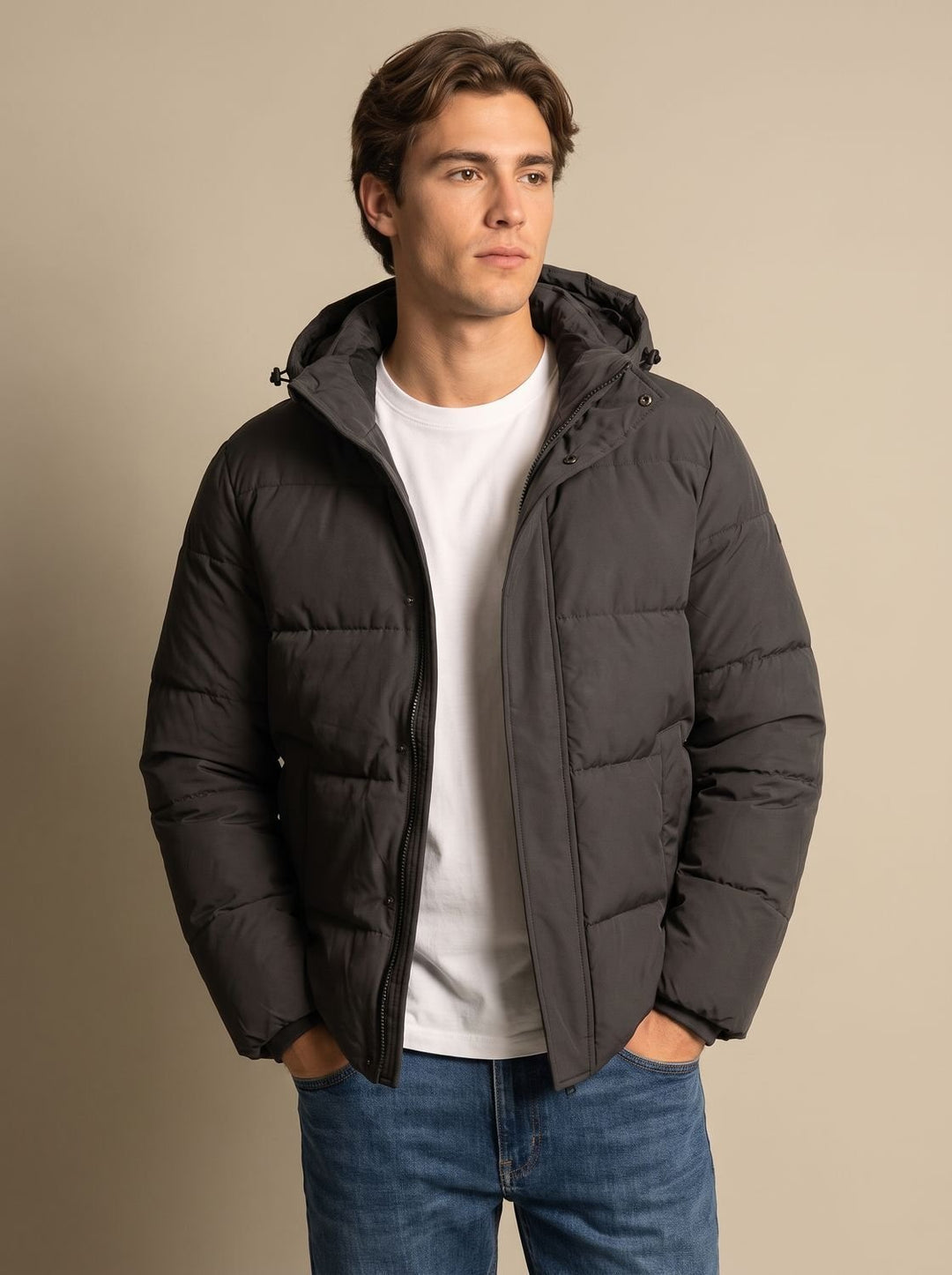 Matthias | Gesteppte Kapuzenjacke – Leicht mit Thermoisolierung für Herren