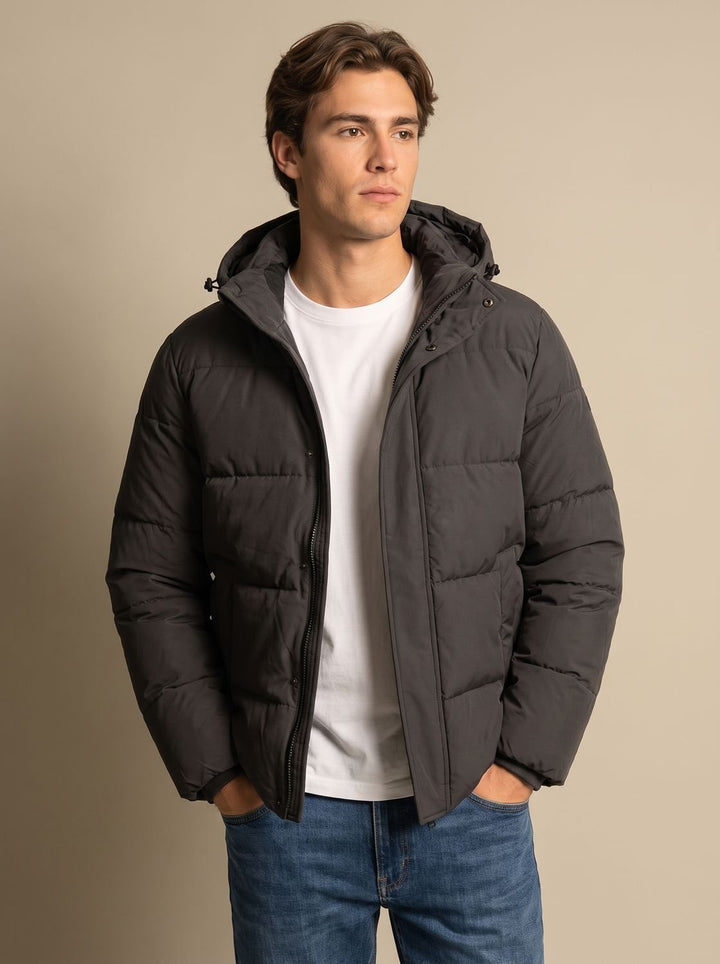 Matthias | Gesteppte Kapuzenjacke – Leicht mit Thermoisolierung für Herren
