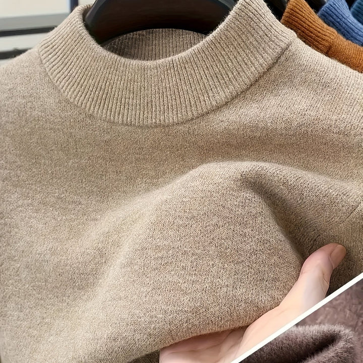 Jonah | Mock Neck Knit Sweater für Männer