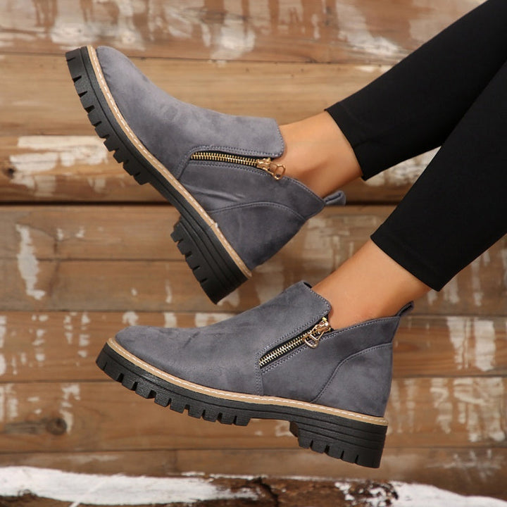 Stephanie | Elegante Und Moderne Plateau Stiefeletten