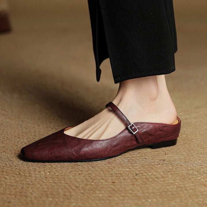 Camilla | Timeless and Elegant Leather Mules