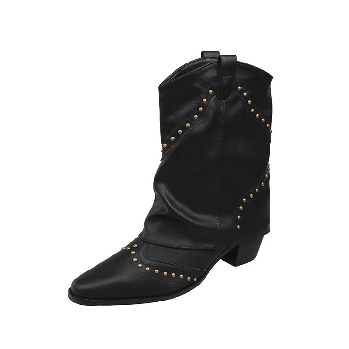 Valentina | Markante Western-Stiefel Mit Nieten Für Damen