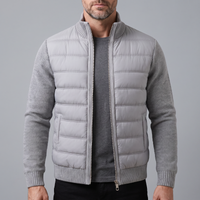 Lucas | Modern puffer jacket with a quilted puffer front