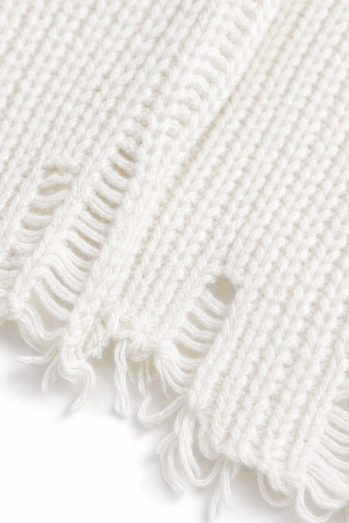 Wrenfield | Oversized Sweaterkleid mit Ladder Rips