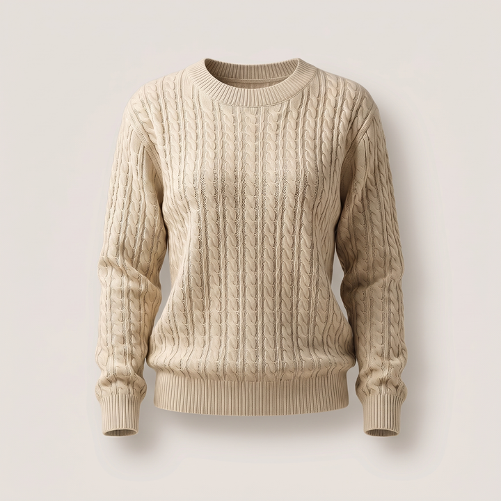 Marielle | Kabelstrickpullover – Zeitloses Design für Frauen
