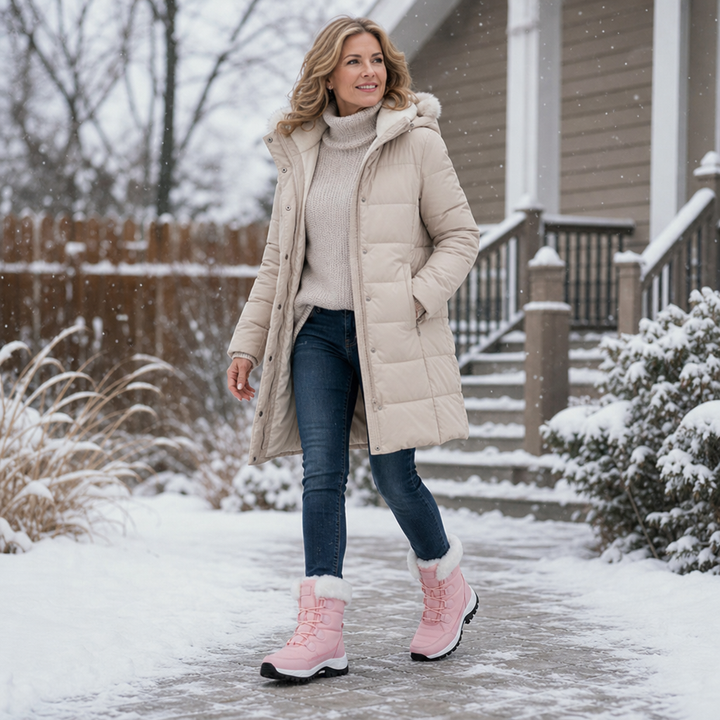 Cozywalk | Fleece-Lined Platform Snow Boots für Frauen