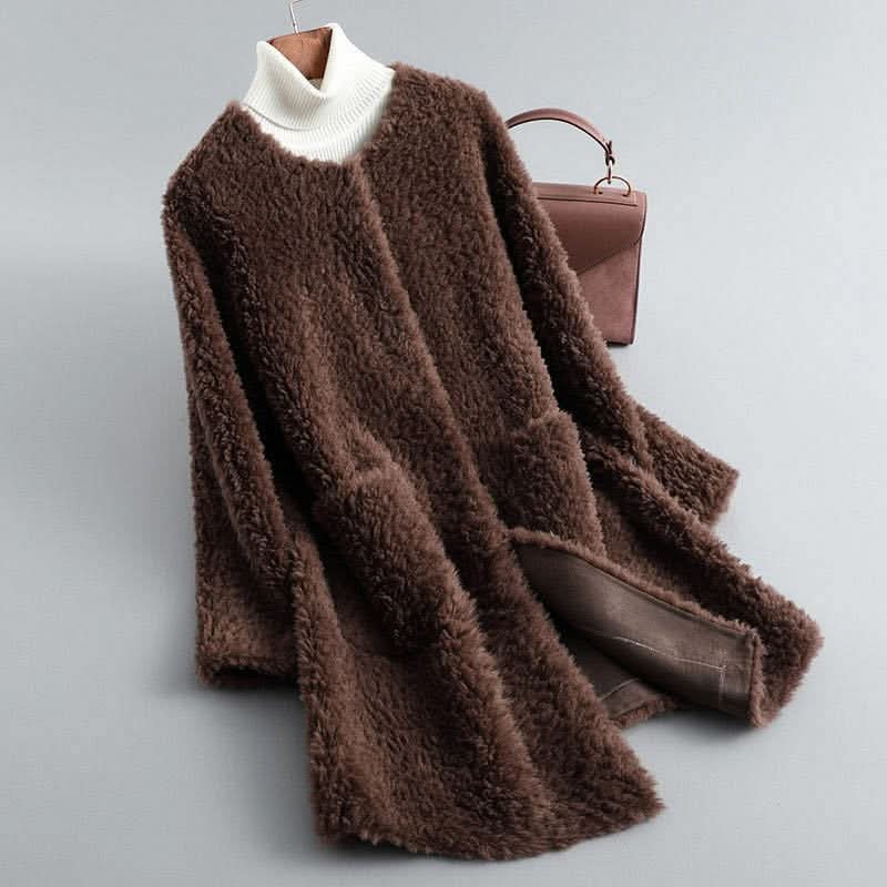 Hollmere | Shearling Coat – Elegante Damenmode für den Winter