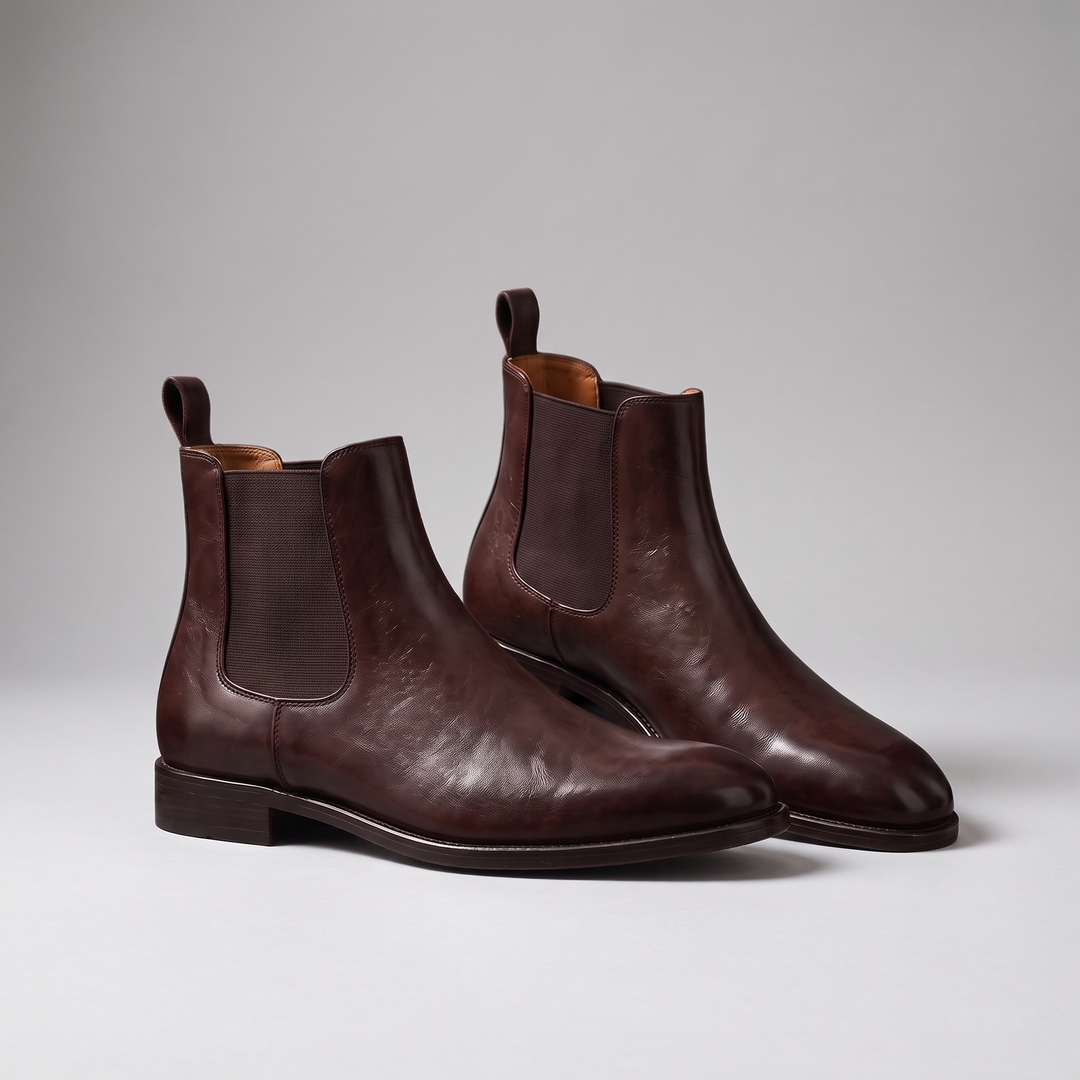 Polaris | Chelsea Boots – Glänzendes Leder für Männer