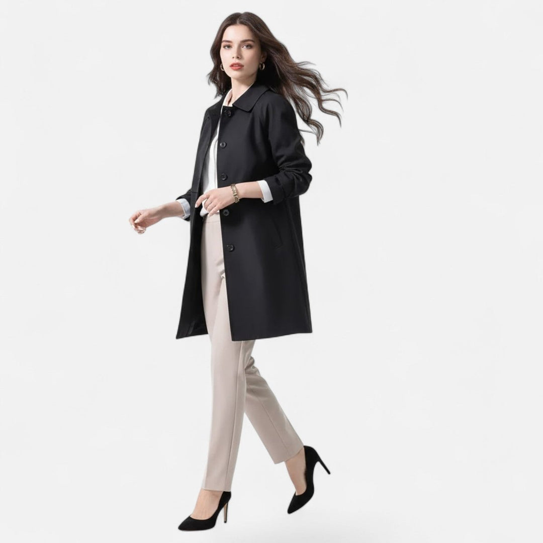Celina | Klassischer und leichter Midi-Trenchcoat