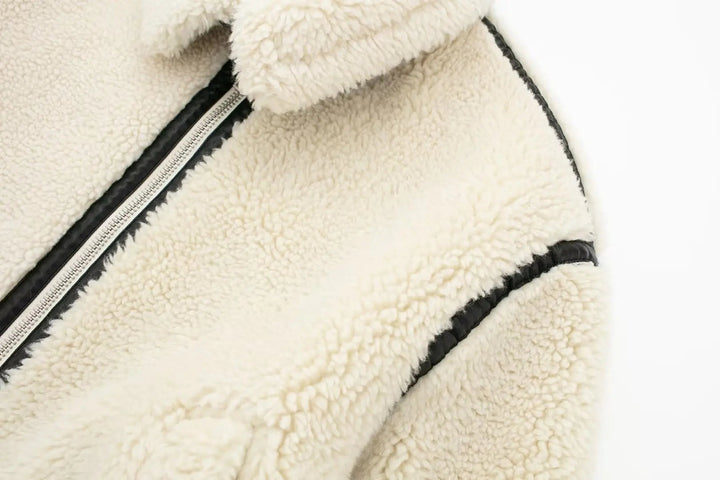 Lara | Sherpa Teddy Jacket – Bequeme Oversized Passform für Damen