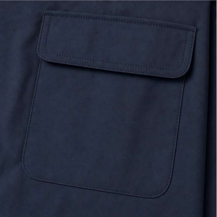Rainfelle | Slim-Fit Kapuzen Regenjacke mit Kordelzug