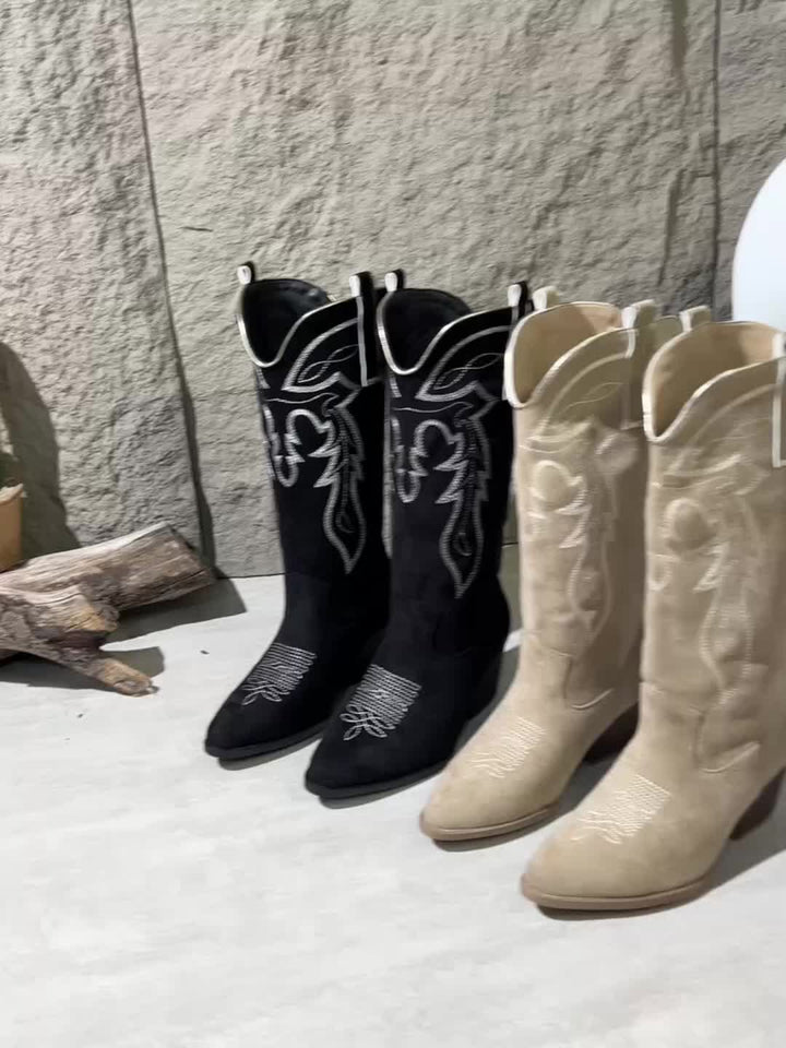 Mia | Elegante Cowboystiefeln im Western-Stil