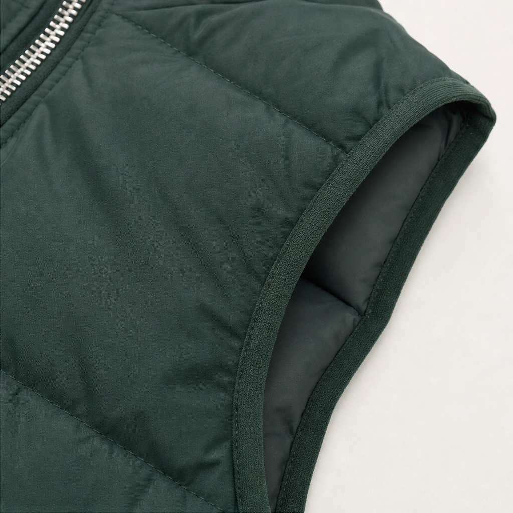 Layerwell | Quilt-Weste Hoodie und Jogginghose Set