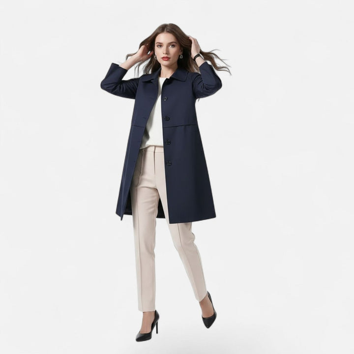 Celina | Klassischer und leichter Midi-Trenchcoat