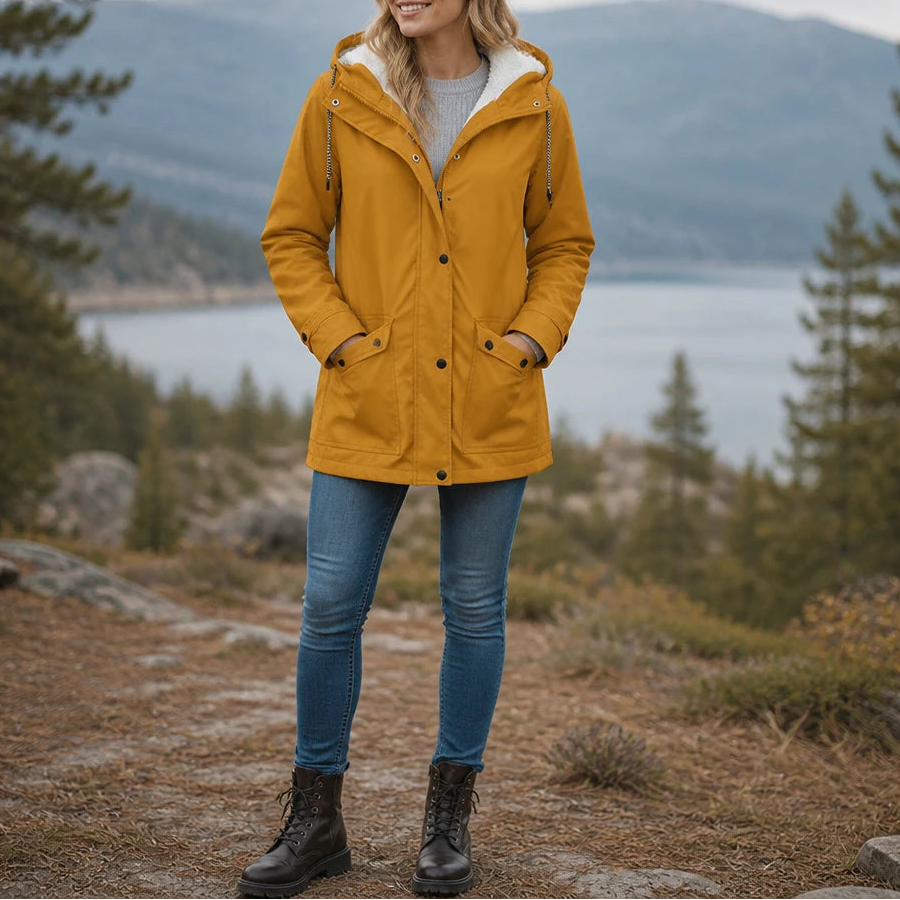 Windora | Fleece-Lined Winter Jacket – Warmer und Stilvoller Schutz für Damen