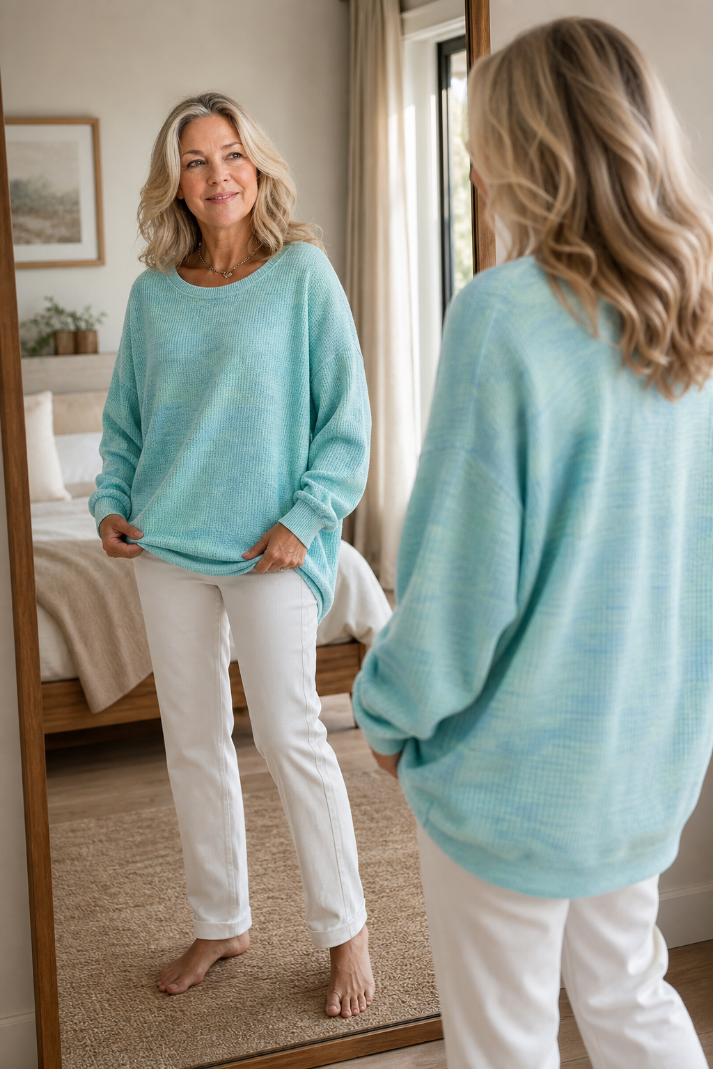 Wearbella | Oversized Ribbed Knit Pullover Sweater – Bequemer Style für jeden Tag