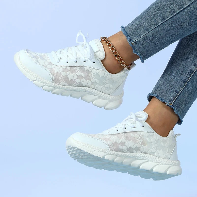 Grace | Bequeme Und Orthopädische Mesh Slip-On Sneaker