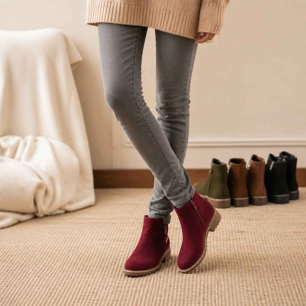 Wearbella | Suede Ankle Boots – Elegantes Design für Alltag
